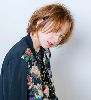 ショート カラー パーマ salon m ni サロンマーニ所属・久保田 一のヘアスタイル