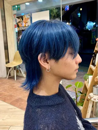 ショート カラー メンズ 🫧ハイトーン個性髪 🫧マヤのヘアスタイル