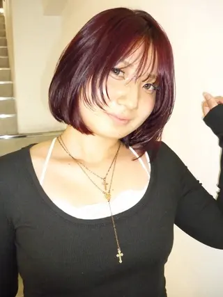 ミディアム カラー 🌟暖色系ハイトーン 🌟AIのヘアスタイル