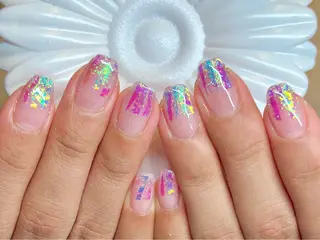 ショート カラー ネイル ネイルサロン リリーブランシュ所属・森 瑞紀のネイルデザイン