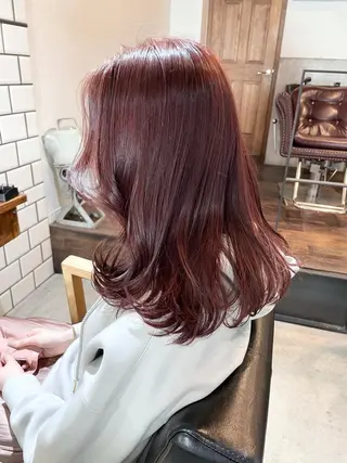 セミロング カラー メンズヘア/レイヤー /ボブ山内春輝のヘアスタイル