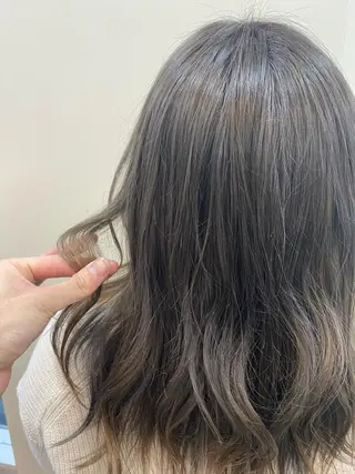 セミロング 山中 大輝のヘアスタイル