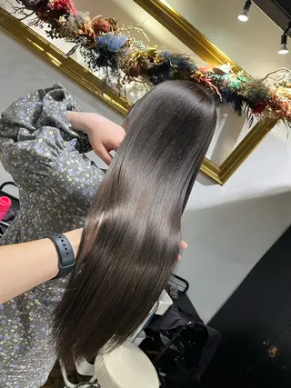 ロング カラー ブリーチ✨ハイライト 透明感カラー/アヤノのヘアスタイル