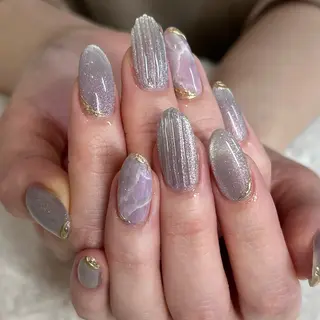 ネイル WASHLY所属・sakura 辻堂ニュアンスネイルのネイルデザイン