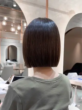 ミディアム 縮毛矯正/韓国ヘア /レイヤー🎀ミズキのヘアスタイル