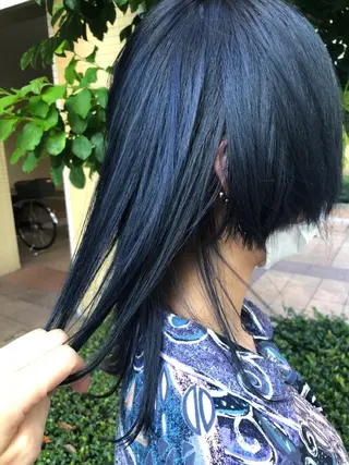 ミディアム カラー 佐々木 政徳のヘアスタイル