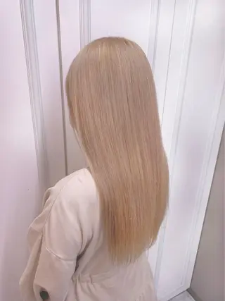 ロング カラー ダブルカラー 韓国ヘアKYONのヘアスタイル