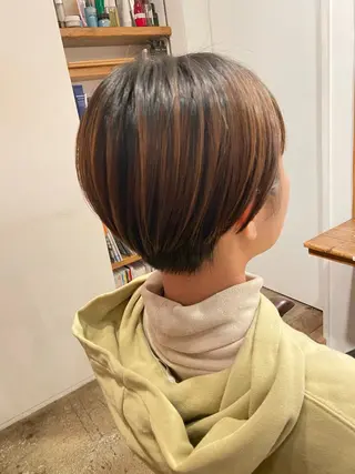 ショート わかばやし ゆうこのヘアスタイル