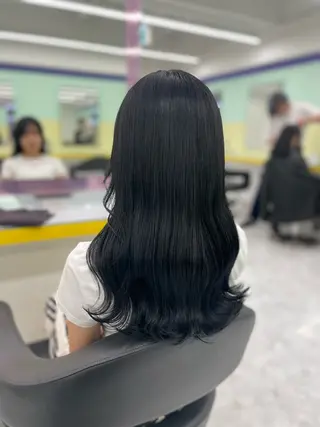 ミディアム カラー ヘアアレンジ ☁️縮毛矯正✖️ 透明感☁️りくのヘアスタイル