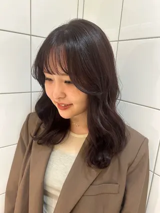 ミディアム カラー 外国人風ヘア/ 髪質改善/ayacaのヘアスタイル