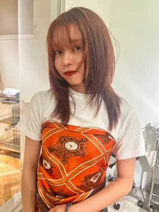 カラー 南部 綾音のヘアスタイル