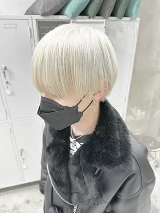 ショート カラー メンズ kai .のヘアスタイル