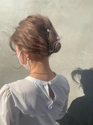 カラー 韓国ヘア/耳ツボジュ エリー♡ayumuのヘアスタイル