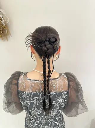 ロング カラー ヘアアレンジ カチモリ個性派カラー AKANE❤️‍🔥のヘアスタイル