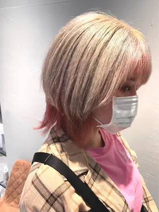 ミディアム カラー 立川/シールエクステ /みづきのヘアスタイル