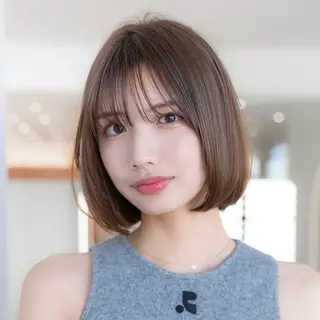 ミディアム 渋谷ボブ/レイヤー ボブ田中航平のヘアスタイル