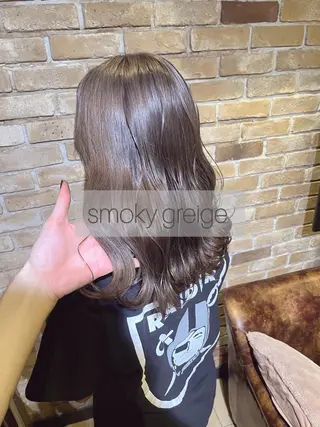 セミロング 🧡ミルクティー/ レイヤー🧡ショウナのヘアスタイル