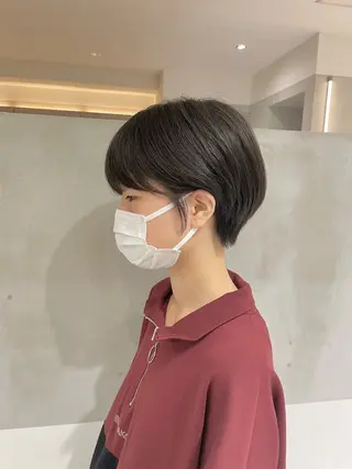 ショート パーマ/レイヤー /店長/YURAのヘアスタイル