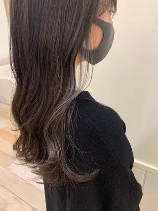 セミロング カラー ぱつっとボブ/ 小野あかねのその他イメージ