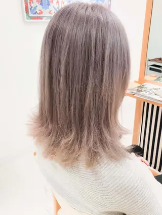 ミディアム カラー Days 透明感カラーのヘアスタイル