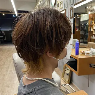 ショート CYAN by acoron .池袋所属・メンズパーマ職人 ユキハシのヘアスタイル