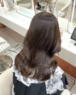 ロング カラー 渋谷/レイヤーカット 透明感/サッタのヘアスタイル