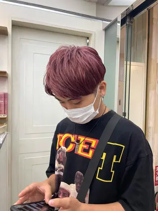 ショート カラー メンズ HIKARU副店長/ ✨️髪質改善のヘアスタイル