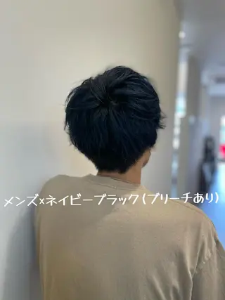 ショート カラー メンズ riddle hair(駒生)所属・山越 美裕樹のヘアスタイル