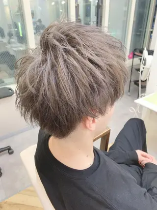 ショート カラー メンズ LAGRECE大阪梅田店所属・美髪矯正・髪質改善 【中村吉孝】のヘアスタイル