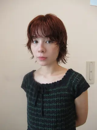 カラー 🍒暖色カラー🍒 ueno aiのヘアスタイル