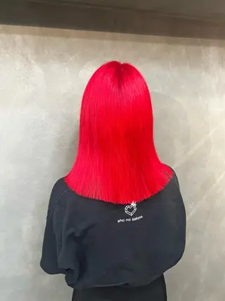 ミディアム ❤️‍🔥シールエク ＋カラー京❤️‍🔥のヘアスタイル