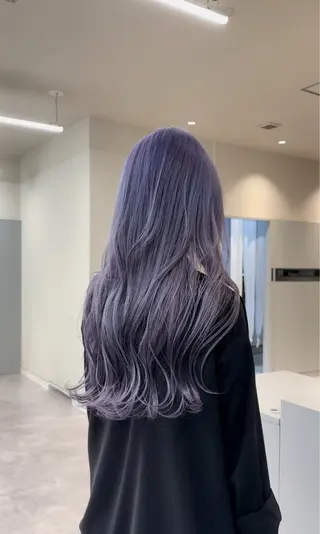 ロング 【デザインカラー】 難波　秀喜のヘアスタイル