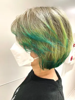 ショート share salon higashi umeda所属・林 時也のヘアスタイル