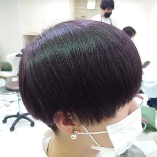 ショート カラー メンズ 大卒美容師  一ノ瀬 凌のヘアスタイル