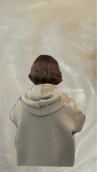 ショート INORI|艶カラ ー|フェイスレイヤーのヘアスタイル