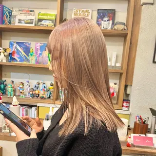 ミディアム カラー GO TODAY SHAiRE SALON 原宿本店所属・ボブ/レイヤー/ ハッシュカット/河内のヘアスタイル