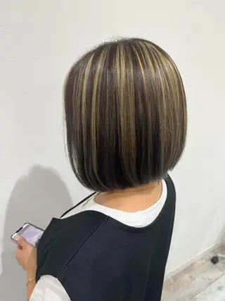 ミディアム カラー 五味優莉🫧 ͛.* 似合わせ/レイヤーのヘアスタイル