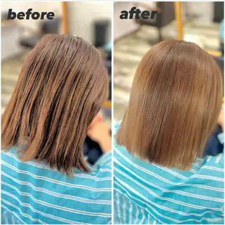 ミディアム 小澤 日菜のヘアスタイル