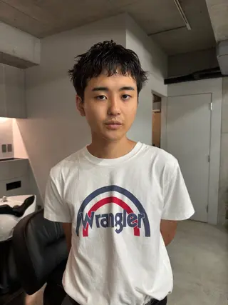 ショート パーマ メンズ 吉田一輝 外国人パーマのヘアスタイル