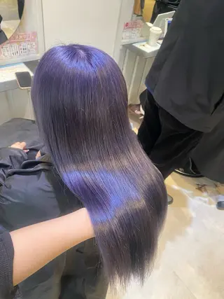 ロング カラー 髪質改善＆トリートメント over hair所沢店所属・韓国風/レイヤー/ 𝑵𝒂𝒏𝒂🩶のヘアスタイル