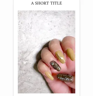 ネイル gisele eyelash＆nail【gisele 】所属・NAILIST MINORIのネイルデザイン