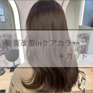 カラー MIYU 色素薄めカラー🫒♡のヘアスタイル