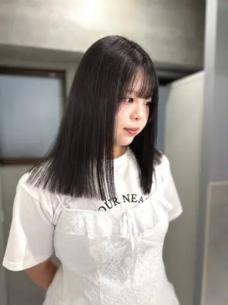 sena⌇ボブ ⌇透明感カラー🦙♡のヘアスタイル