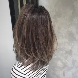 ミディアム カラー 松村 崇弘のヘアスタイル