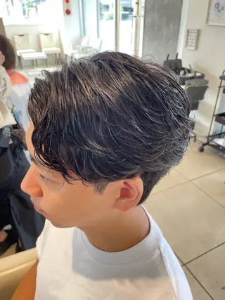 パーマ メンズ エリアパーマ支持率 No. 1 宮本のヘアスタイル