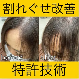 ミディアム 渡辺 亮/ 白髪ぼかし/髪質改善のヘアスタイル