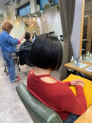 ショート 🖤🌀くるくる パーマ🌀🖤ayaのヘアスタイル