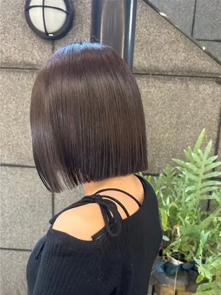 ミディアム [ ]Shiro シロ 熊谷 美容室所属・韓国系レッドカラー mikuのヘアスタイル