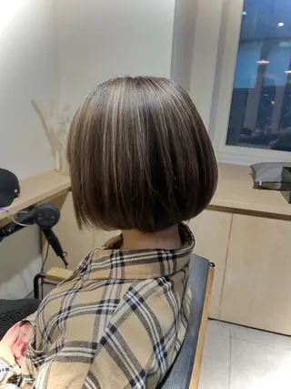 ショート カラー Le'a所属・渋谷/フェード/ 國分 翔のヘアスタイル