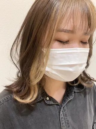 カラー 駅チカ【ali'i】 アリイ花崎友美☘のヘアスタイル